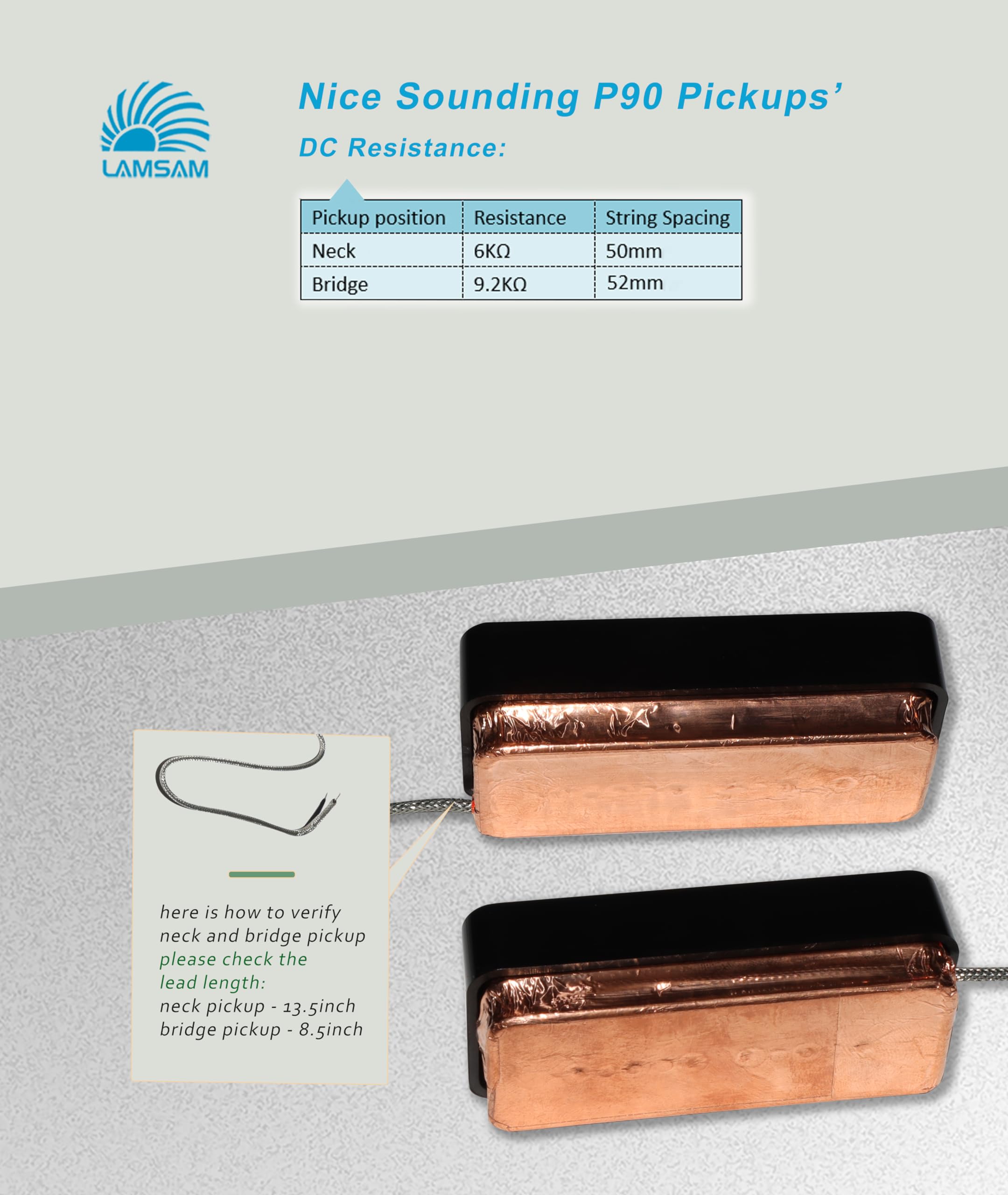 Amazon.co.jp: LAMSAM スタックP90ピックアップセット、ハムキャンセル